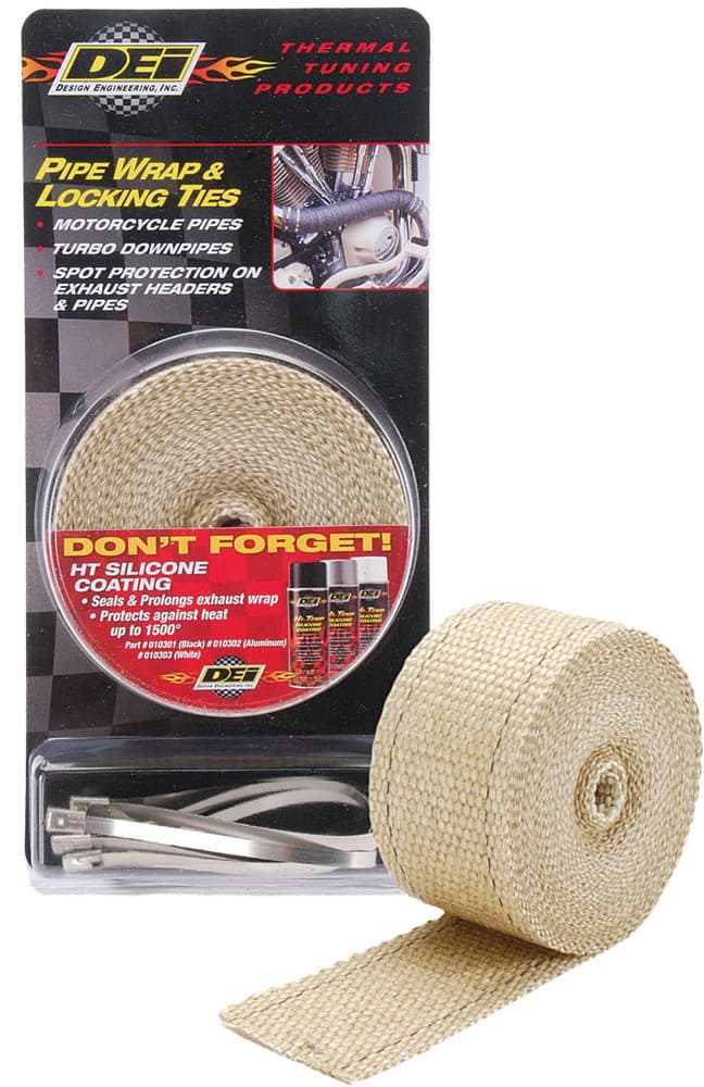 Dei Pipe Wrap & Locking Ties Tan