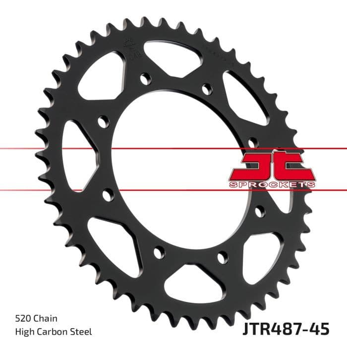 JT Sprockets Rear Sprocket Steel 45T-520 Kawasaki