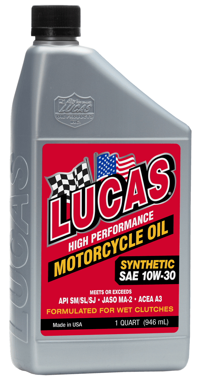 Lucas Synthetic Hp Oil 10W30 4T 1 Qt (6/CASE Sold Each)