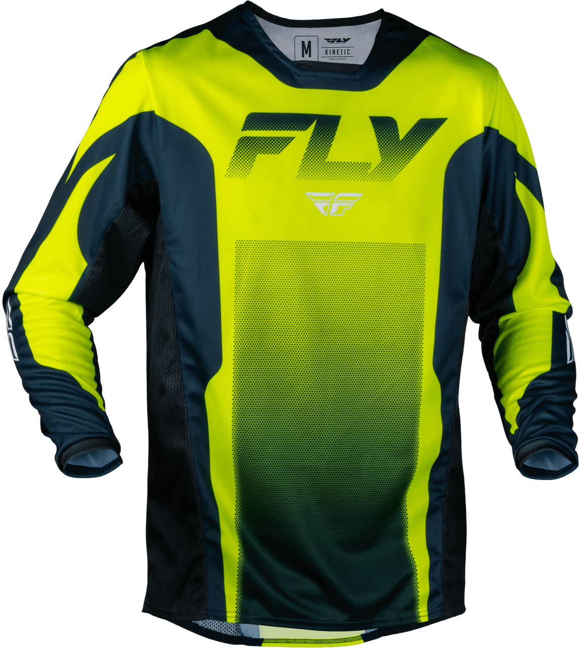 Fly Racing Kinetic Fade Jersey Hi-Vis/Navy/White MD