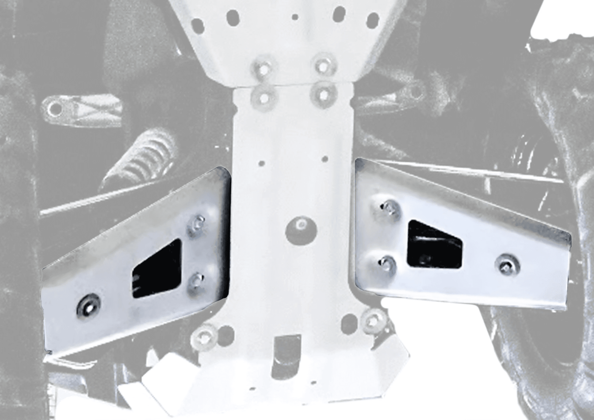 ALLOY REAR A ARM GUARDS POL
