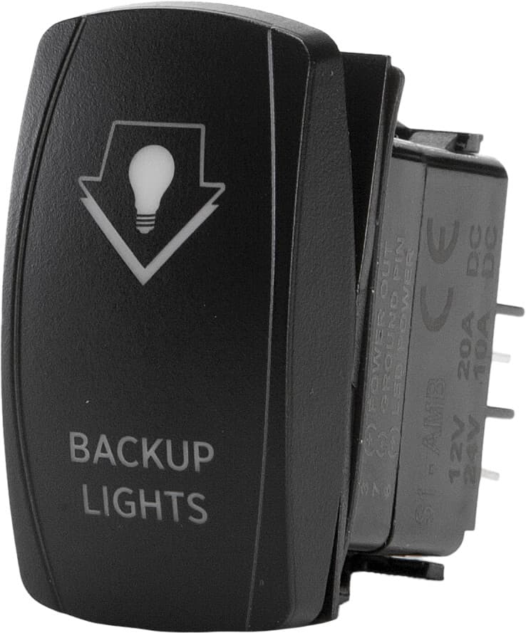 Flip Back Up Lighting Switch Pro Series Backlit