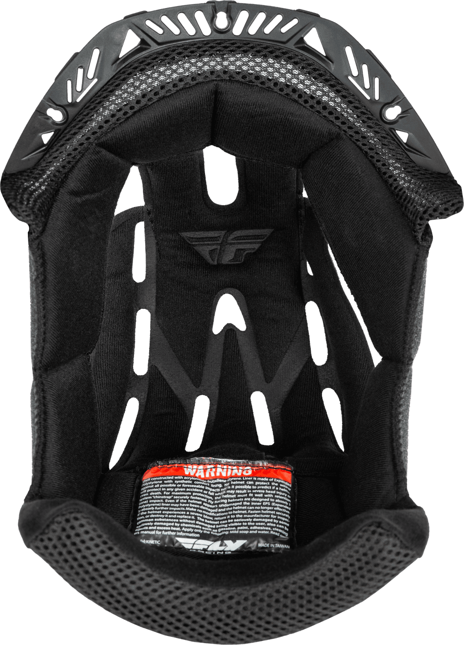 Fly Racing Kinetic Helmet Liner Set Black LG