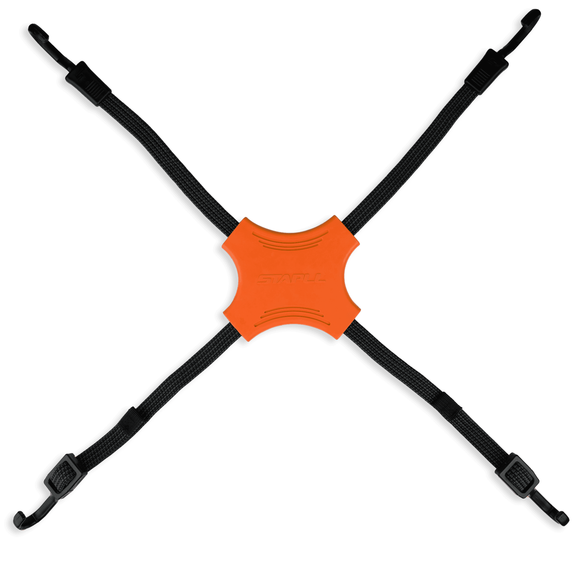 Tack Strap 4-WAY Bungee 2/Pack Orange