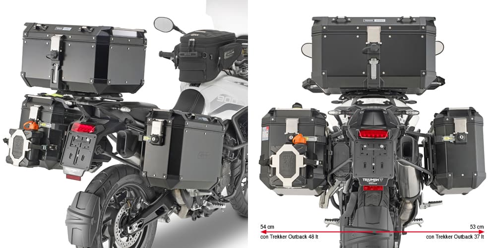 SIDE CASE HARDWARE PL ONE-FIT CAM TRI