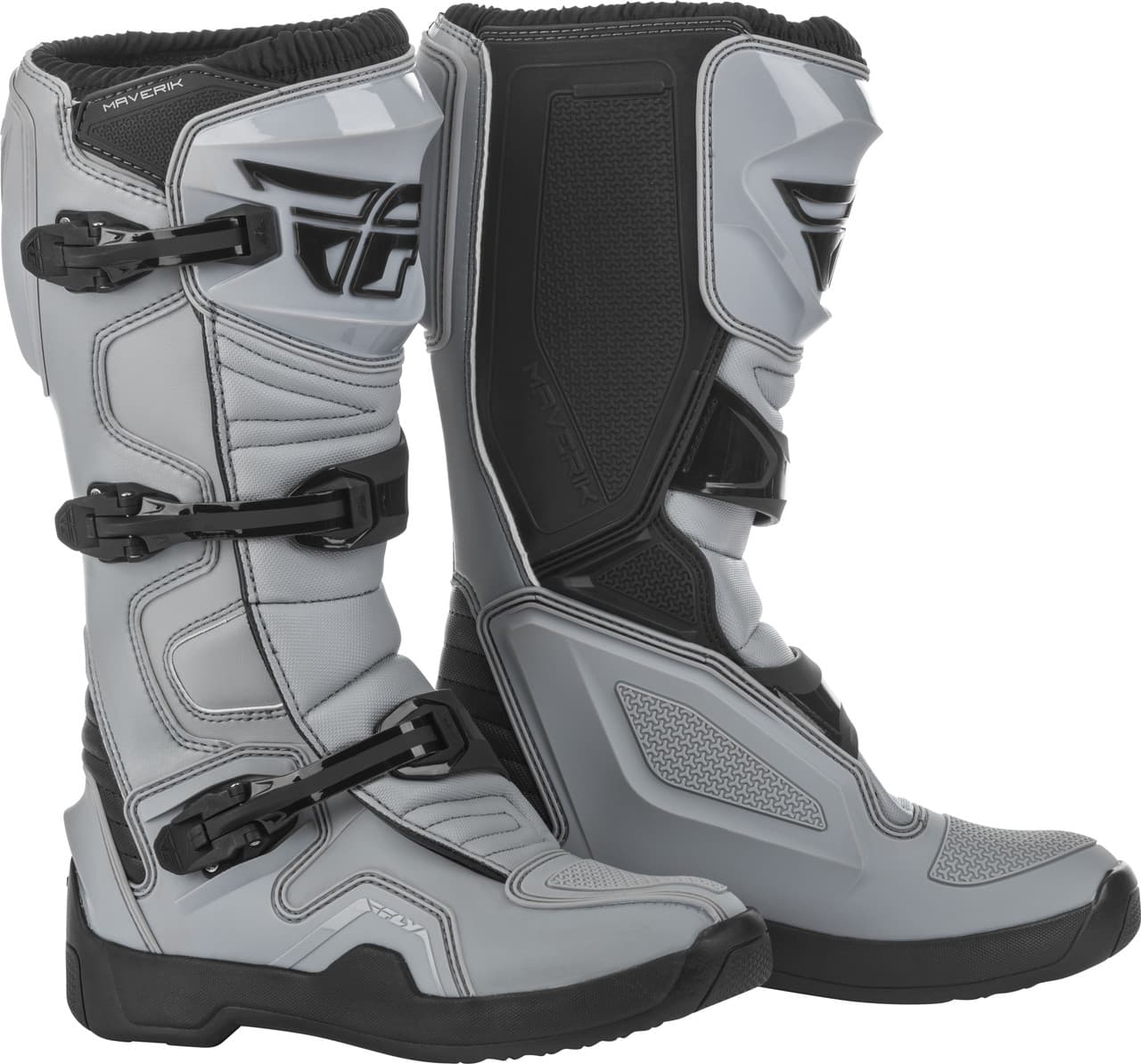 Fly Racing Maverik Boots Grey/Black Size 11