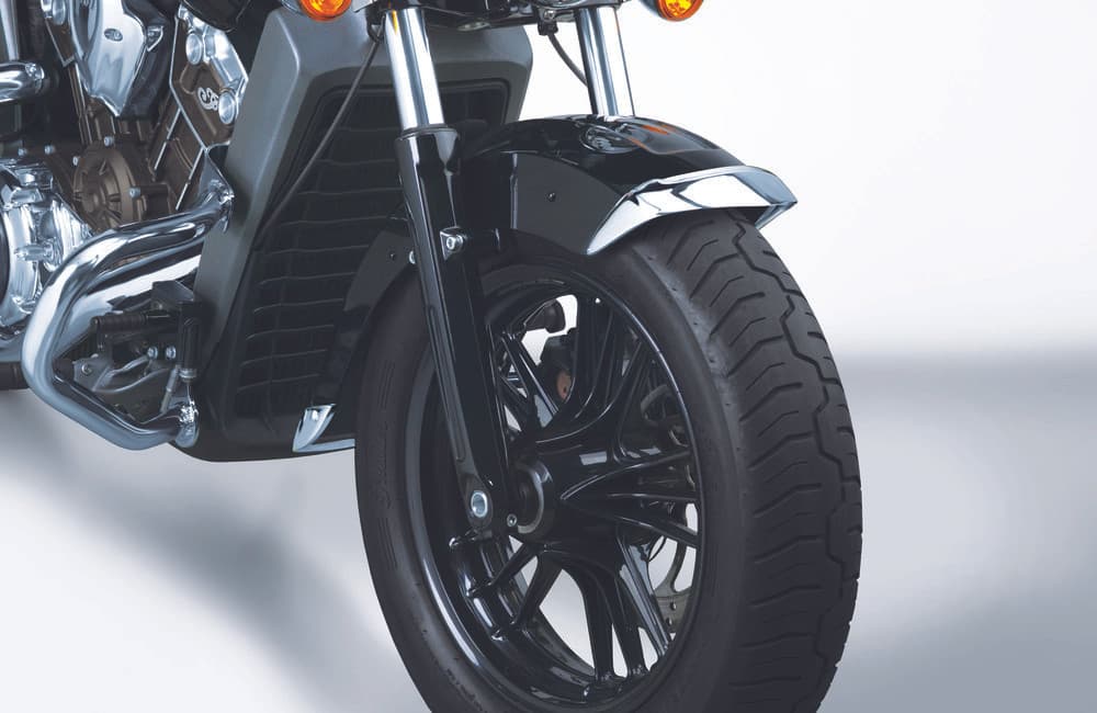 National Cycle Front Fender Front/Rear Tip Chrome Indian