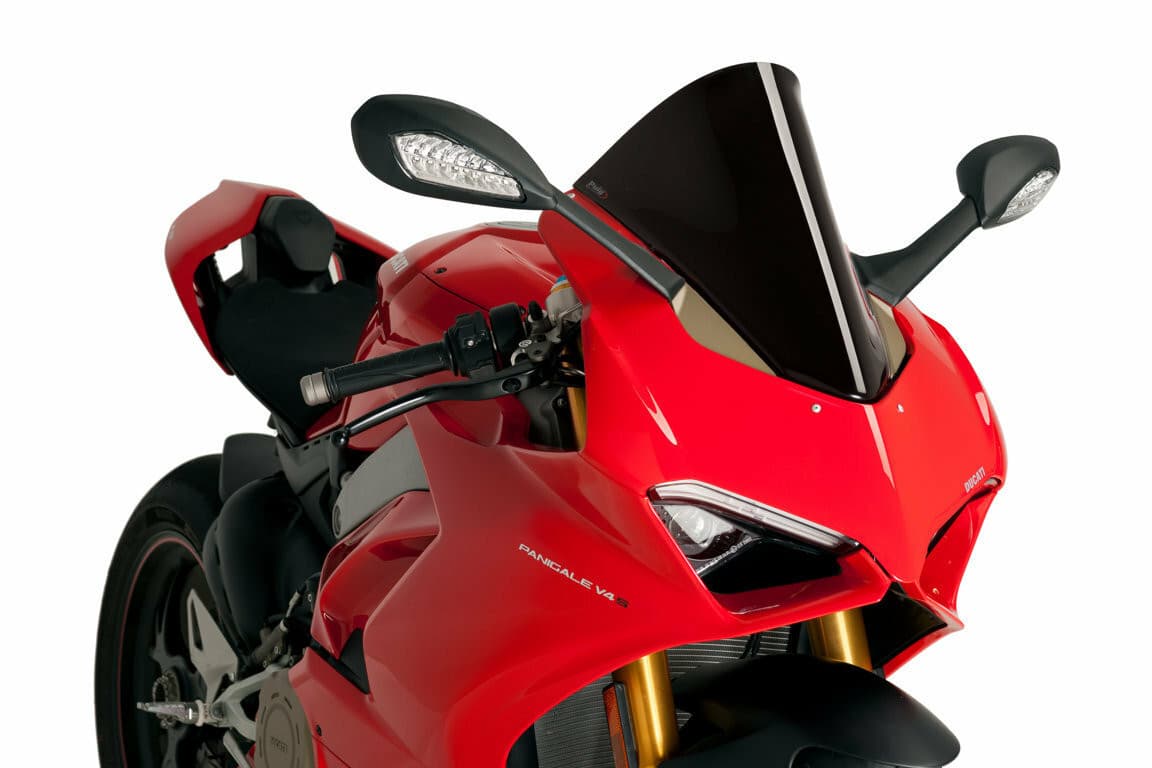Puig Windscreen Racing Black Ducati