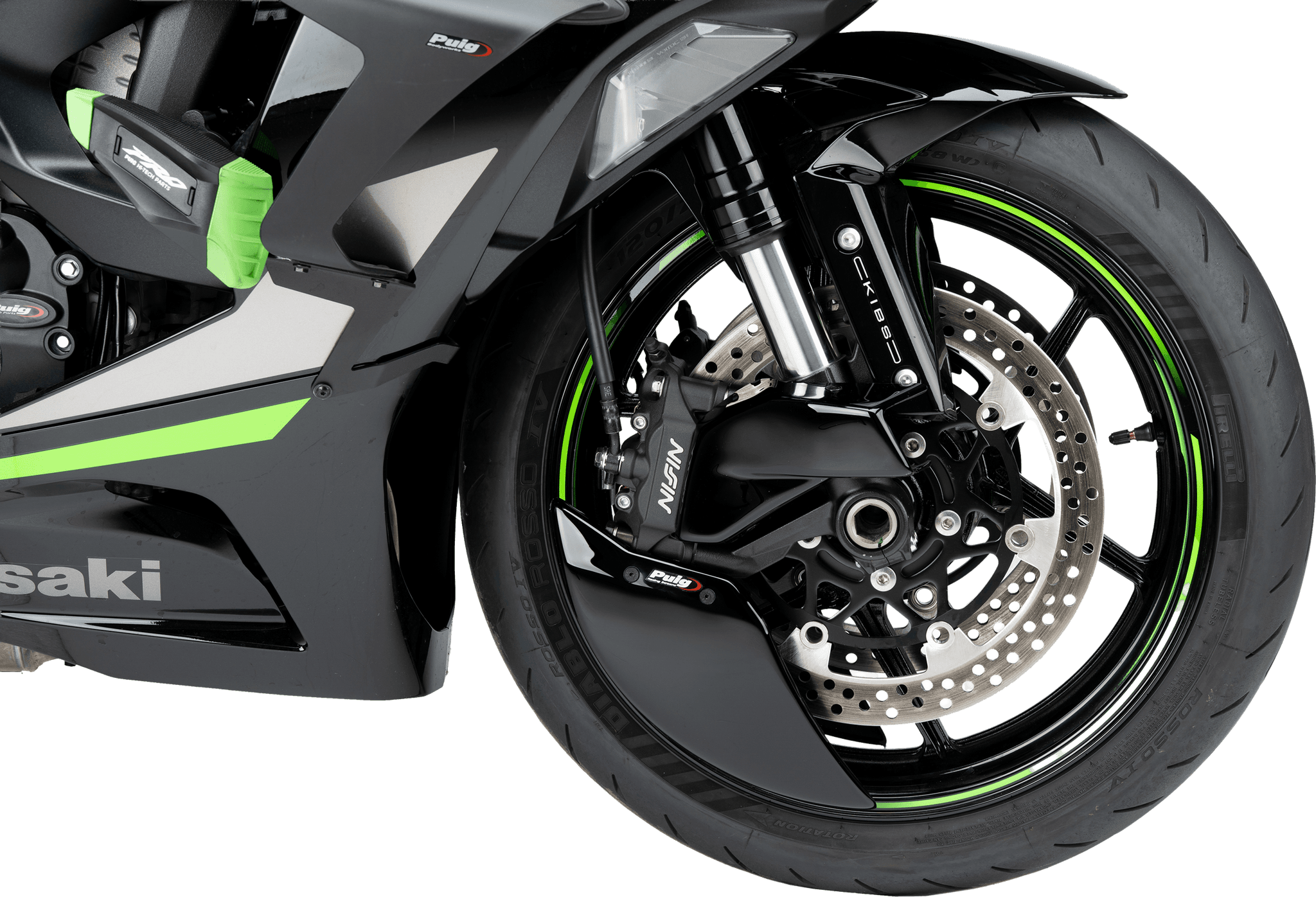 Puig Brake Cooler 2.0 Black Kawasaki
