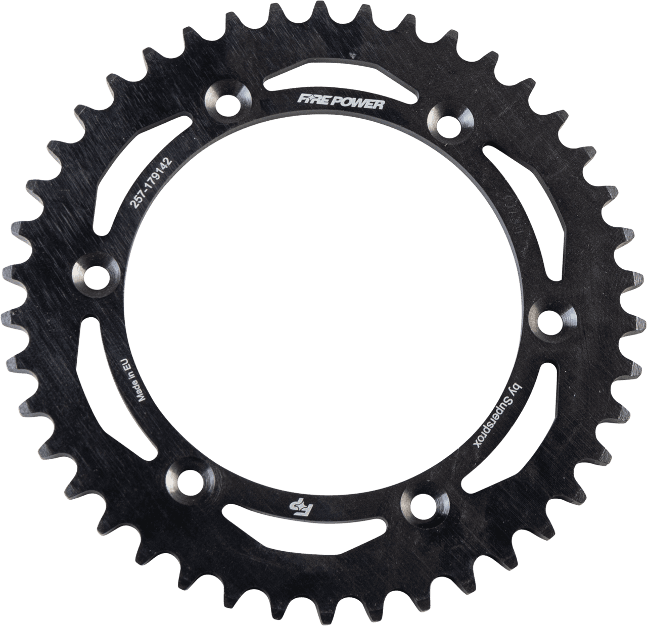 Fire Power Rear Sprocket Steel 42T Black