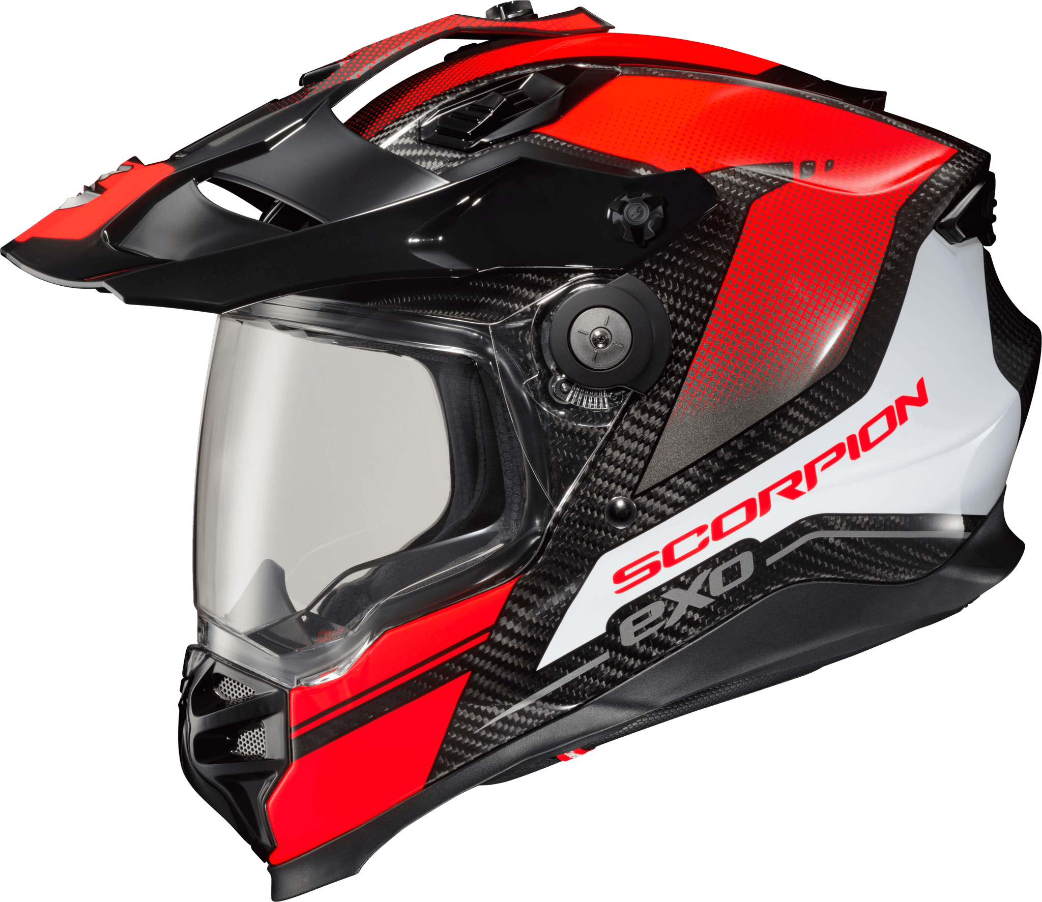 Scorpion Exo XT9000 Carbon Full-Face Helmet Trailhead Red MD