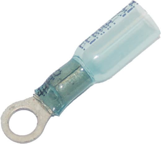 Namz Custom Cycle Ring Terminal Heat Sealable #10 16-14 25-Pack