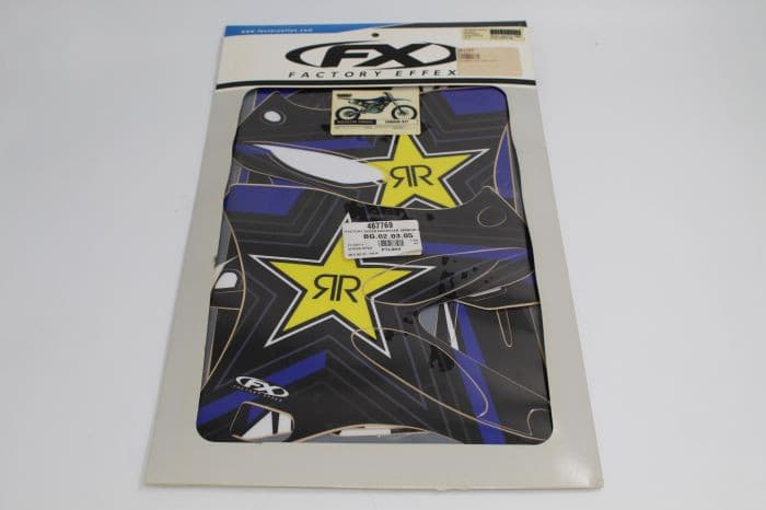 FACTORY EFFEX ROCKSTAR SHROUD KIT YAMAHA YZ125/250 02-14