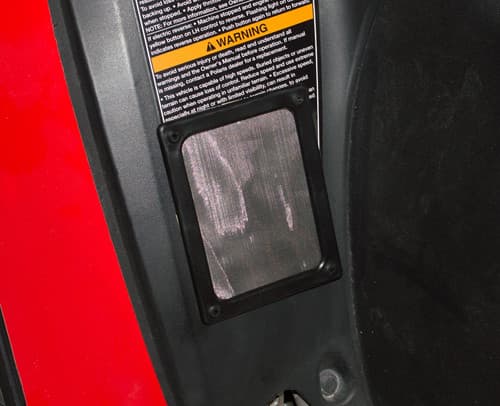 POLARIS HOT AIR ELIMINATION SIDE PANEL REAR