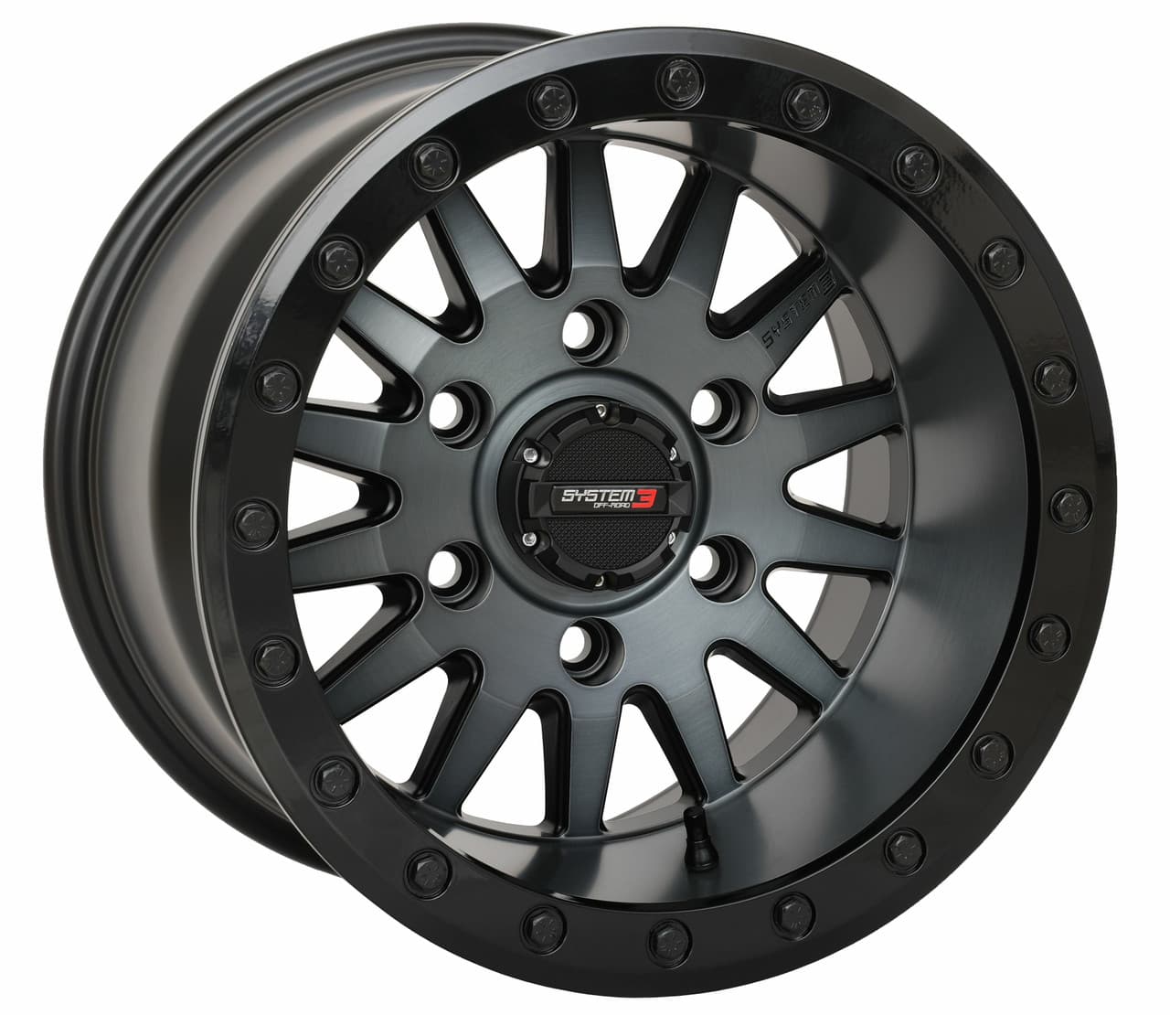 System 3 SB8 Wheel 15X10 5+5 (0MM) 6/5.5 Matte Brushed Grey