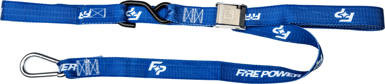 Fire Power 1.5" Tie-Down Soft-Tie Blue 2/Pack