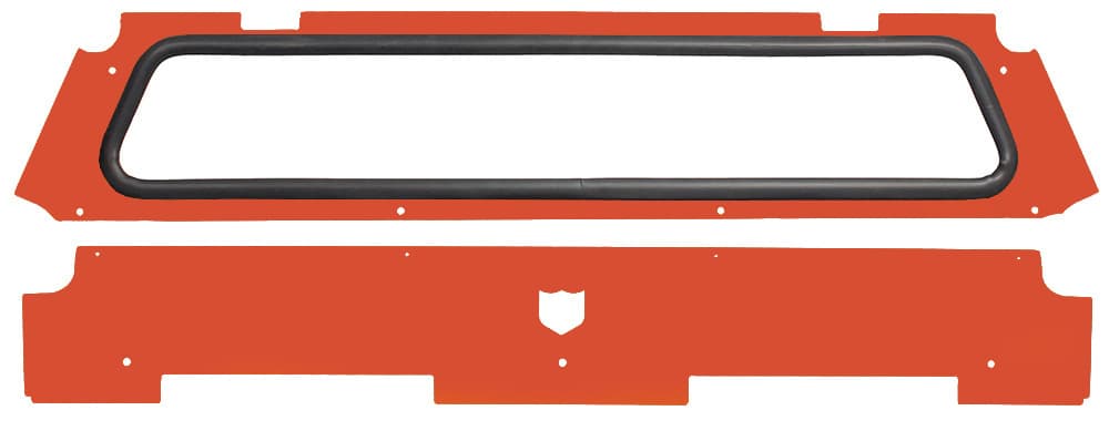 Pro Armor Rear Windshield Orange Rust Metallic