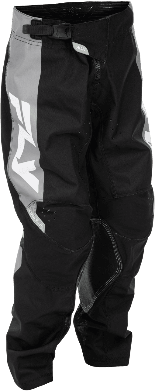 Fly Racing Youth Kinetic Pants Black/Grey Size 18