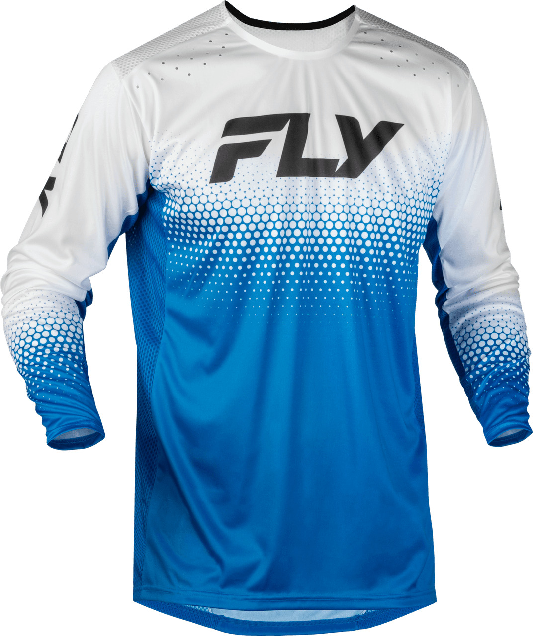 Fly Racing Youth Rayce Sonar Bicycle Jersey Blue/White/Black YM