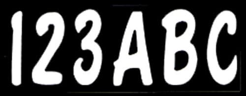 3" LETTER & NUMBER KIT SOLID WHITE