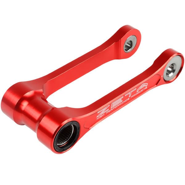 Zeta Adjustable Lowering Link Honda Red