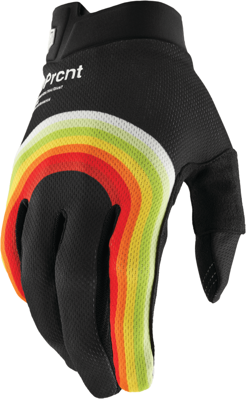 100-PERCENT Itrack Gloves Rewind Black XL