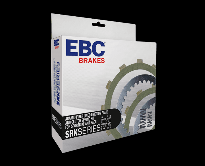 EBC SRK SERIES CLUTCH KIT FRICTION AND STEEL PLATES W SPRINGS
