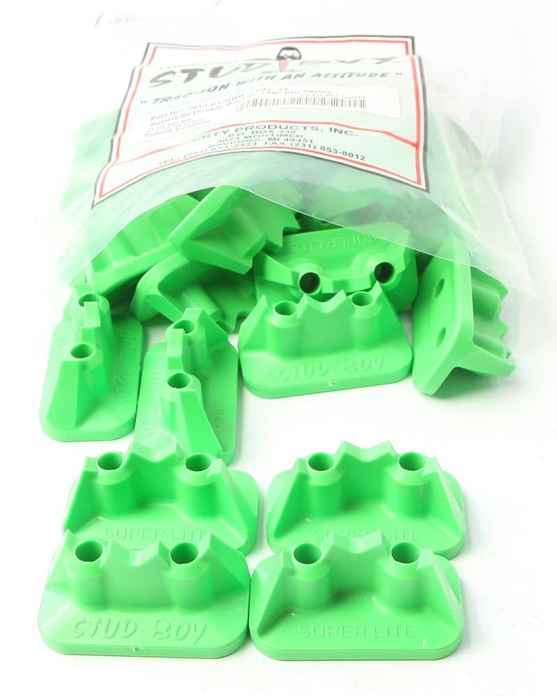 Stud Boy Super-Lite Pro Series Double Backers .75" 24/Pack Green