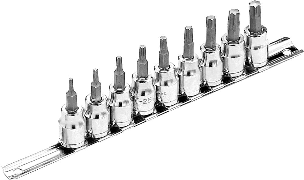 Performance Tool 9 Pc Star Bit Socket Set