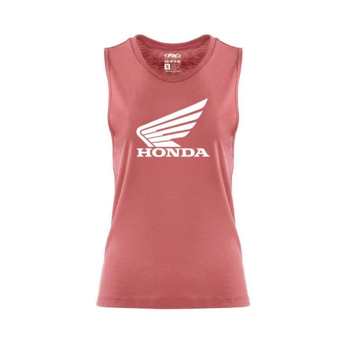 FACTORY EFFEX HONDA WING WOMENS MUSCLE TANK / HTHR PINK S