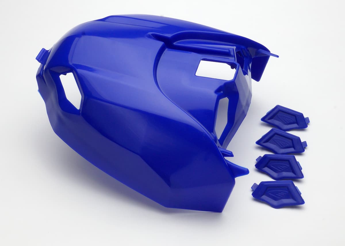 Cycra Vented Air Box Cover W/Plugs - Blue