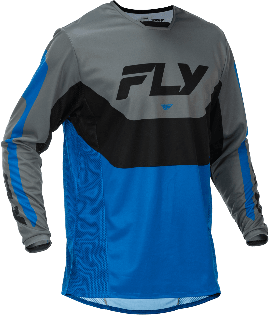Fly Racing Kinetic Jersey Blue/Grey/Black SM