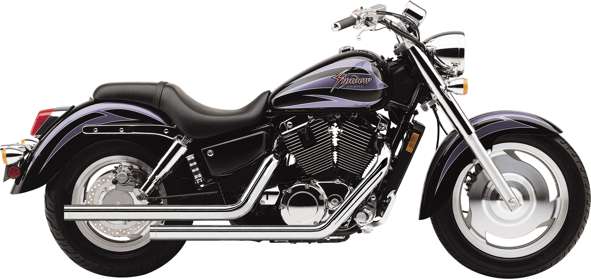 Cobra Dragsters II Full System Chrome Honda VT1100 Sabre 00-07