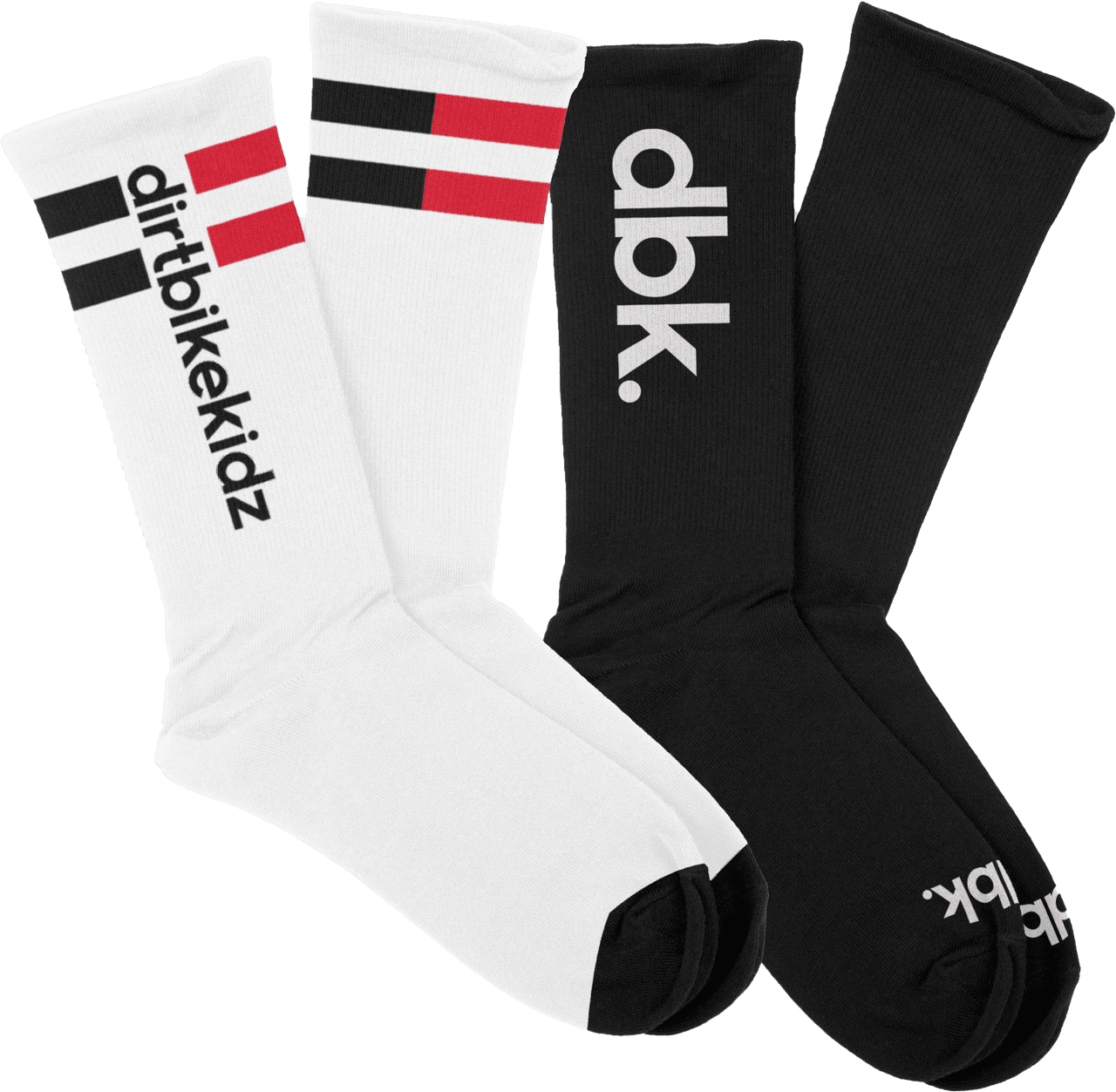 Dbk Basic Sock 2 Pack White/Black