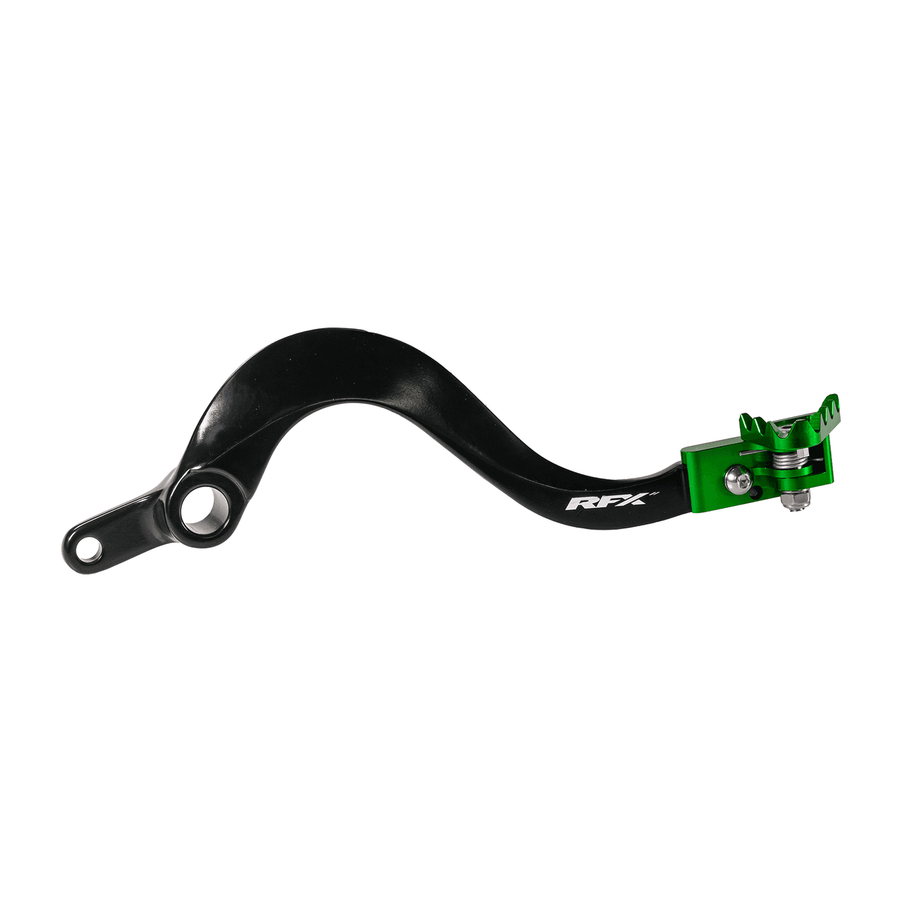 REAR BRAKE PEDAL GREEN FOLDING-TIP KAW