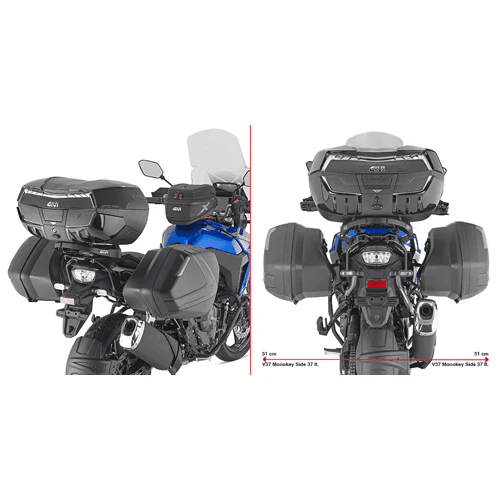 Givi Side Case Hardware Monokey V35/V37 Suzuki