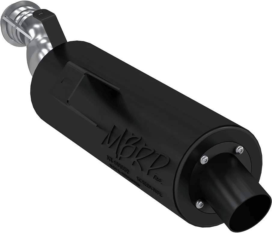 Mbrp Single Slip-On System W/ 4.25" Sport Muffler Black