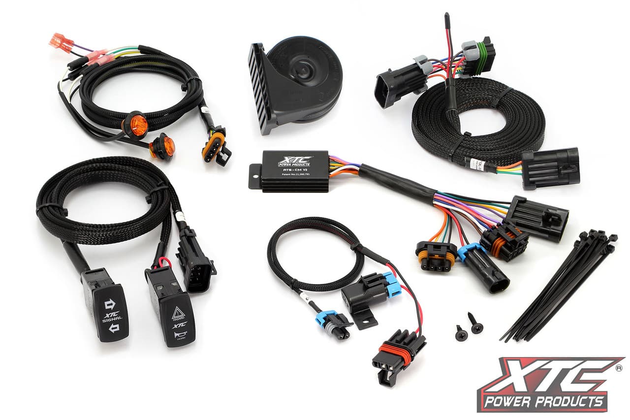 AUTO TURN SIGNAL KIT W/ HORN AND FRONT DRL LIGHTS CAN