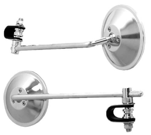 Emgo Universal Mirror 10" Chrome