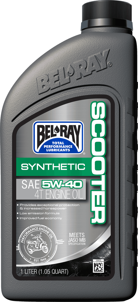 Bel-Ray Scooter Synthetic Engine Oil 4T 5W40 1L
