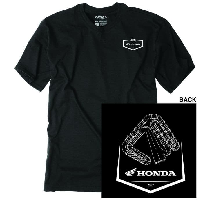 FACTORY EFFEX HONDA TRACK T-SHIRT / BLACK XL