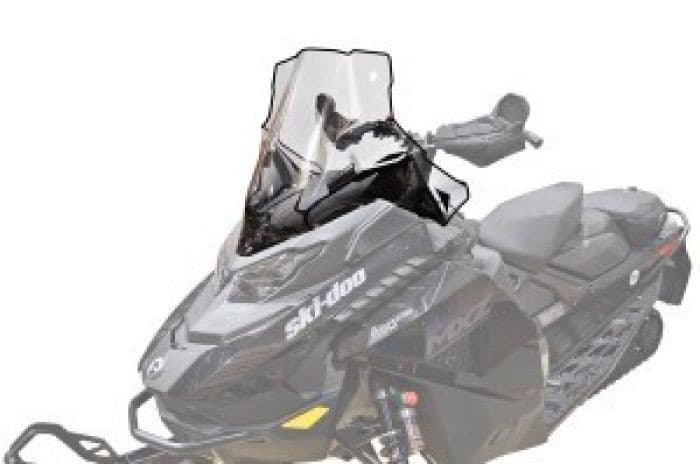 SKI DOO GEN5 (19"),MID,CLEAR W/BLACK FADE WINDSHIELD