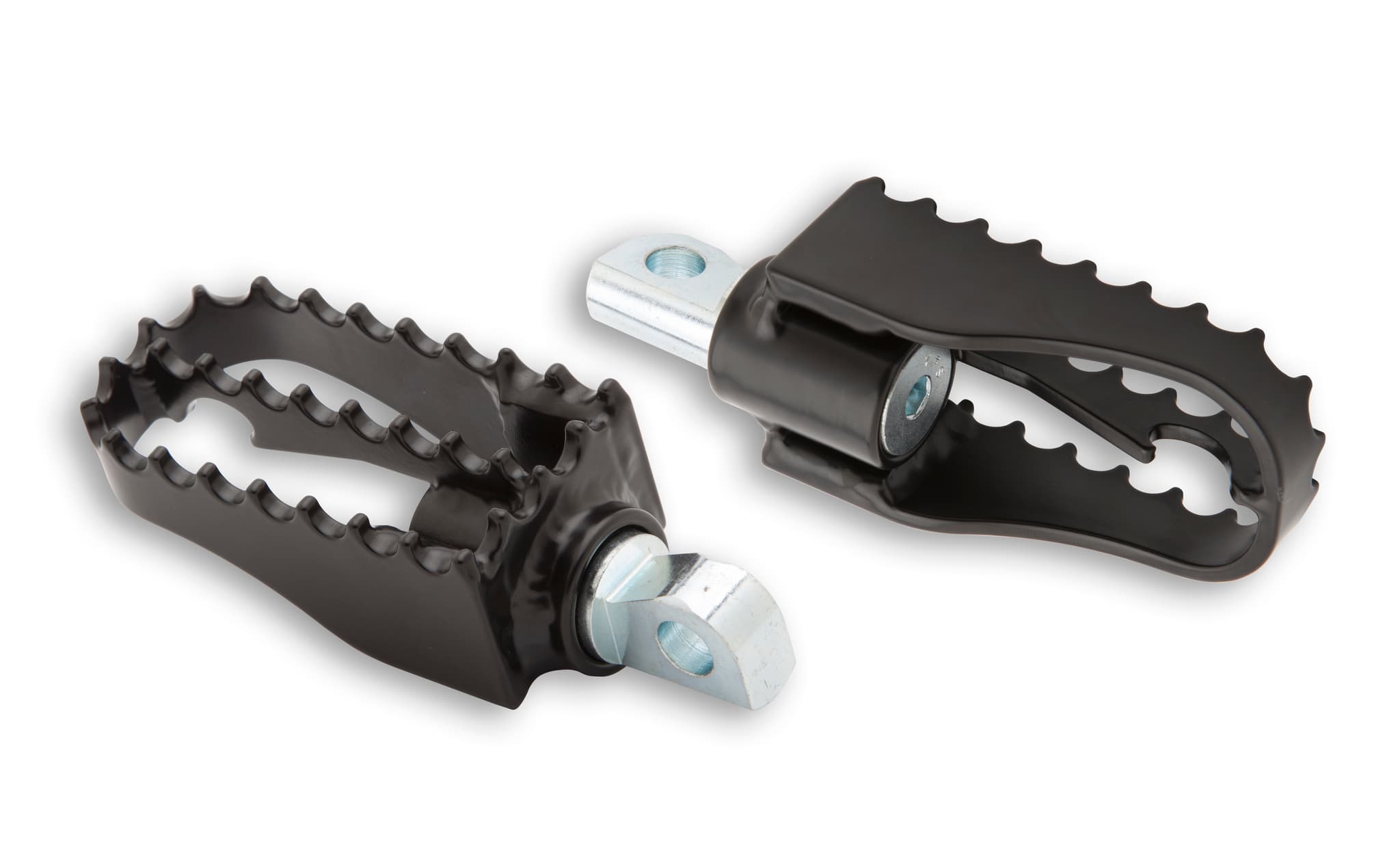 Burly Brand MX Style M8 Pass Footpegs Black