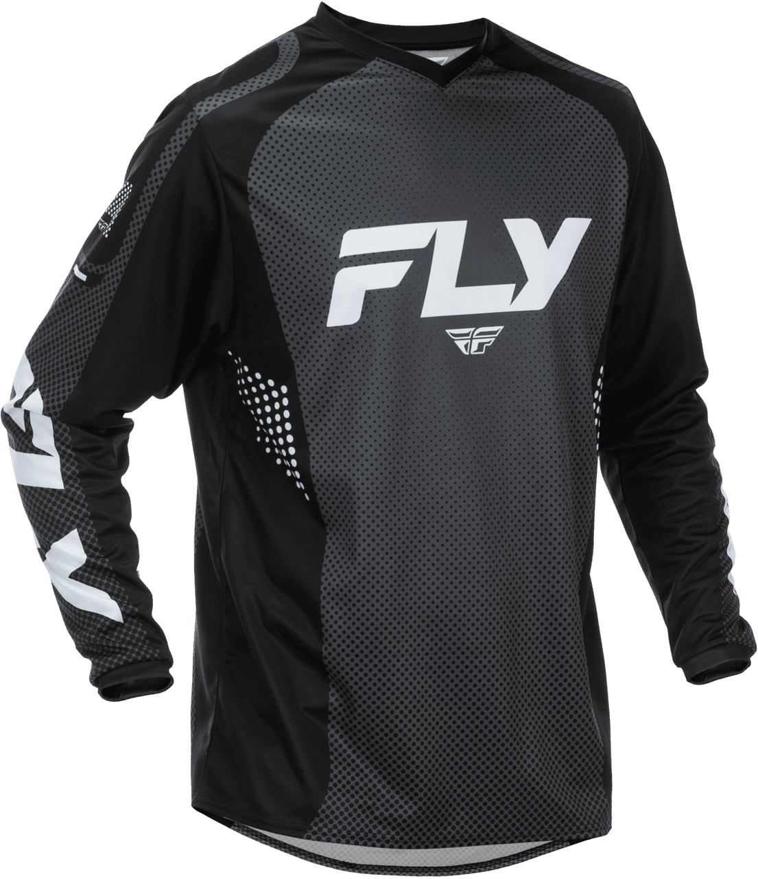 Fly Racing F-16 Jersey Black/White 4X
