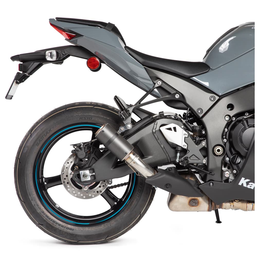 Hotbodies Mgp Stinger Slip-On Matte Carbon Kawasaki