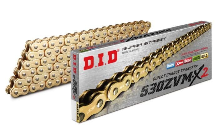 D.I.D X-RING CHAIN 530ZVM-X2 GOLD 150ZB