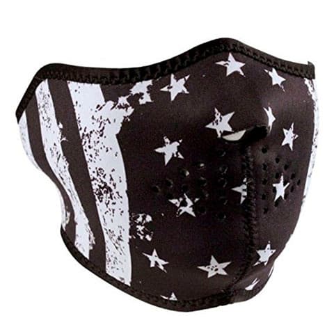 Zan Neoprene Half Mask Black/White