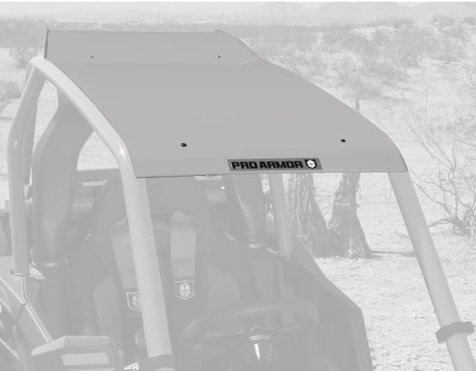 Pro Armor Solo Cage Roof Ghost Grey