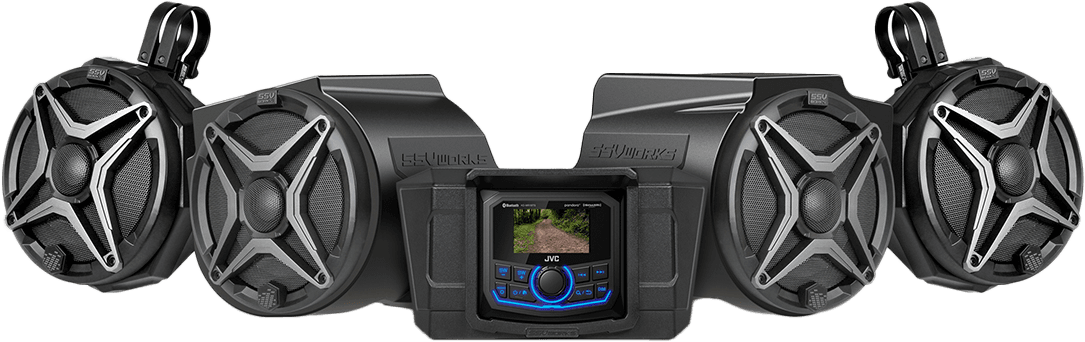 4 SPEAKER KIT W/ JVC CONTROLLER