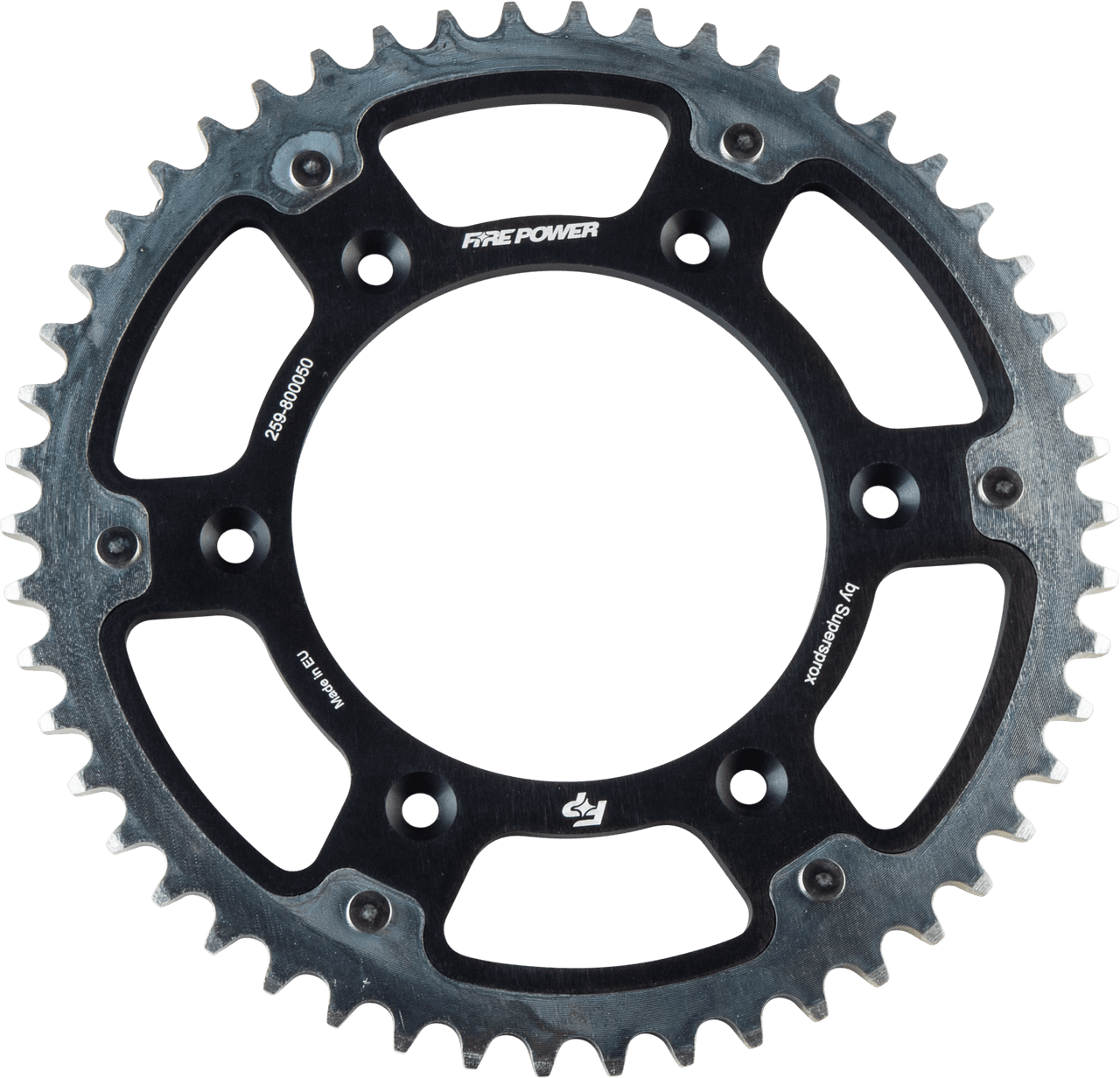 Fire Power Rear Sprocket Hybrid 50T Black/Sil